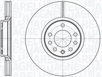 Magneti Marelli 361302040140 - Тормозной диск autospares.lv