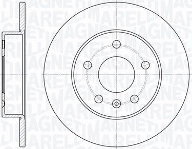 Magneti Marelli 361302040141 - Тормозной диск autospares.lv