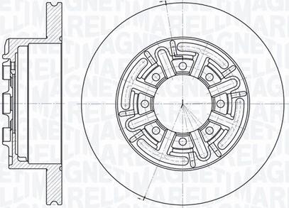 Magneti Marelli 361302040159 - Тормозной диск autospares.lv