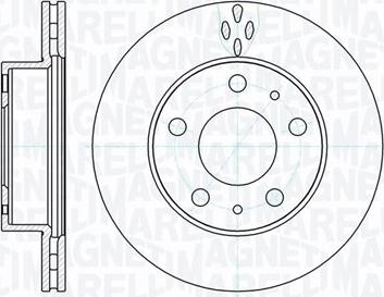 Magneti Marelli 361302040166 - Тормозной диск autospares.lv