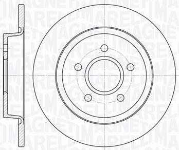 Magneti Marelli 361302040109 - Тормозной диск autospares.lv