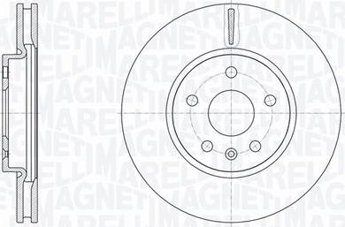 Magneti Marelli 361302040104 - Тормозной диск autospares.lv