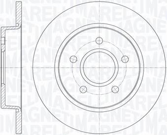 Magneti Marelli 361302040107 - Тормозной диск autospares.lv