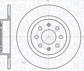 Magneti Marelli 361302040119 - Тормозной диск autospares.lv