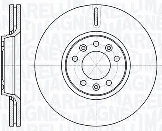 Magneti Marelli 361302040114 - Тормозной диск autospares.lv