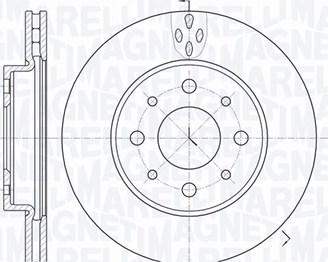 Magneti Marelli 361302040186 - Тормозной диск autospares.lv