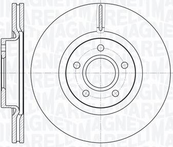 Magneti Marelli 361302040134 - Тормозной диск autospares.lv