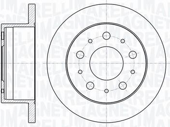 Magneti Marelli 361302040135 - Тормозной диск autospares.lv