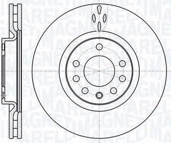 Magneti Marelli 361302040138 - Тормозной диск autospares.lv