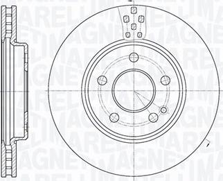 Magneti Marelli 361302040176 - Тормозной диск autospares.lv
