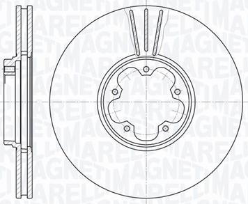 Magneti Marelli 361302040170 - Тормозной диск autospares.lv