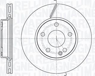 Magneti Marelli 361302040178 - Тормозной диск autospares.lv