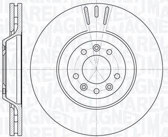 Magneti Marelli 361302040814 - Тормозной диск autospares.lv