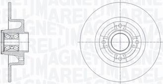 Magneti Marelli 361302040816 - Тормозной диск autospares.lv