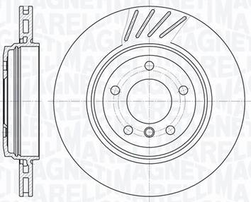 Magneti Marelli 361302040811 - Тормозной диск autospares.lv