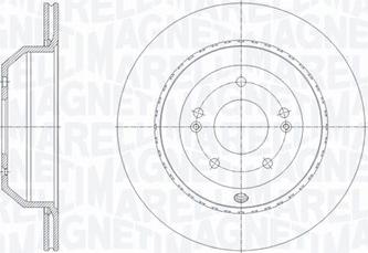 Magneti Marelli 361302040826 - Тормозной диск autospares.lv