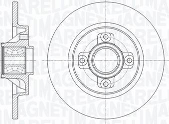 Magneti Marelli 361302040823 - Тормозной диск autospares.lv