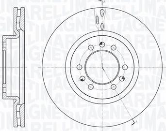 Magneti Marelli 361302040392 - Тормозной диск autospares.lv