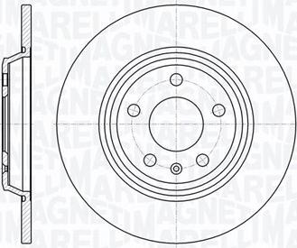 Magneti Marelli 361302040349 - Тормозной диск autospares.lv