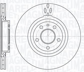 Magneti Marelli 361302040344 - Тормозной диск autospares.lv