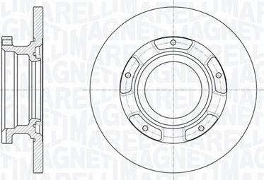 Magneti Marelli 361302040345 - Тормозной диск autospares.lv