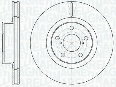 Magneti Marelli 361302040348 - Тормозной диск autospares.lv