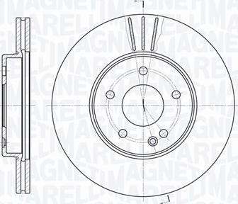 Magneti Marelli 361302040342 - Тормозной диск autospares.lv