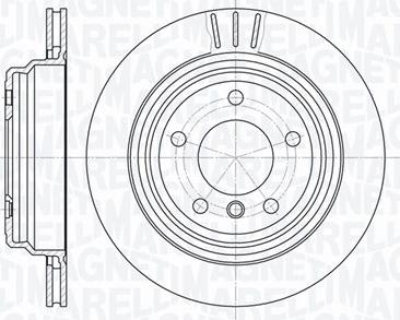 Magneti Marelli 361302040358 - Тормозной диск autospares.lv