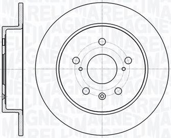 Magneti Marelli 361302040369 - Тормозной диск autospares.lv