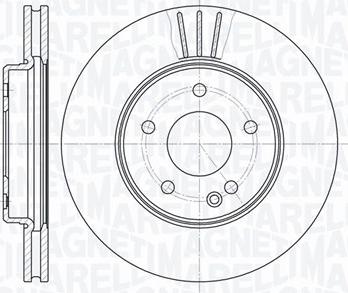 Magneti Marelli 361302040364 - Тормозной диск autospares.lv