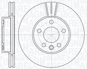 Magneti Marelli 361302040368 - Тормозной диск autospares.lv