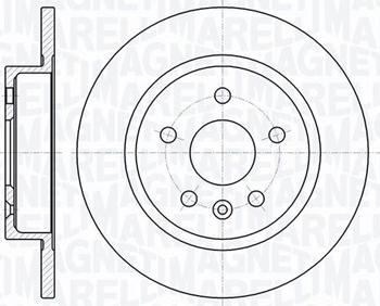 Magneti Marelli 361302040363 - Тормозной диск autospares.lv