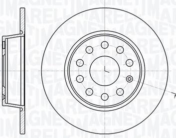 Magneti Marelli 361302040367 - Тормозной диск autospares.lv