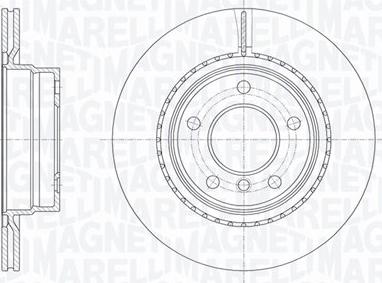 Magneti Marelli 361302040300 - Тормозной диск autospares.lv