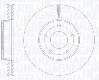 Magneti Marelli 361302040314 - Тормозной диск autospares.lv