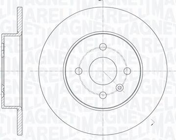 Magneti Marelli 361302040311 - Тормозной диск autospares.lv