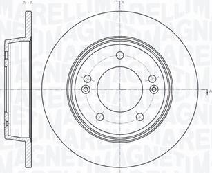 Magneti Marelli 361302040381 - Тормозной диск autospares.lv