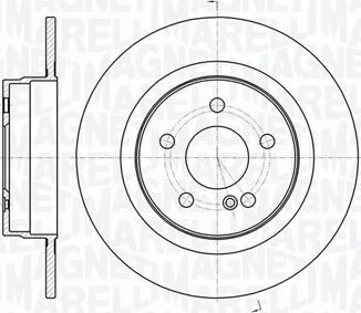 Magneti Marelli 361302040339 - Тормозной диск autospares.lv