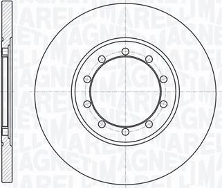 Magneti Marelli 361302040333 - Тормозной диск autospares.lv