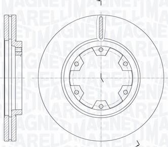 Magneti Marelli 361302040332 - Тормозной диск autospares.lv