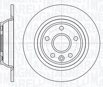 Magneti Marelli 361302040337 - Тормозной диск autospares.lv