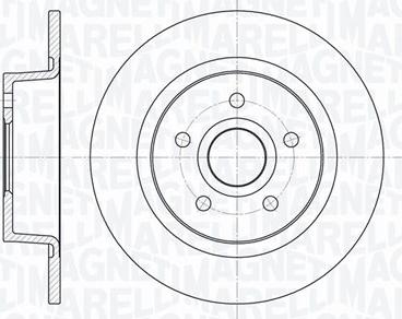 Magneti Marelli 361302040329 - Тормозной диск autospares.lv