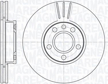 Magneti Marelli 361302040320 - Тормозной диск autospares.lv