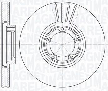 Magneti Marelli 361302040370 - Тормозной диск autospares.lv