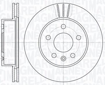 Magneti Marelli 361302040372 - Тормозной диск autospares.lv