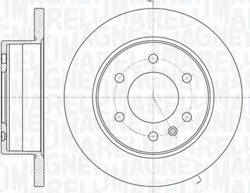 Magneti Marelli 361302040295 - Тормозной диск autospares.lv