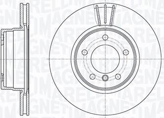 Magneti Marelli 361302040296 - Тормозной диск autospares.lv