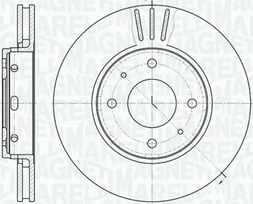 Magneti Marelli 361302040290 - Тормозной диск autospares.lv