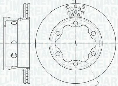 Magneti Marelli 361302040298 - Тормозной диск autospares.lv