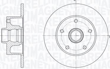 Magneti Marelli 361302040241 - Тормозной диск autospares.lv